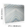 Onyx Strata Mist Blue Peel & Stick Wallpaper thumbnail 3