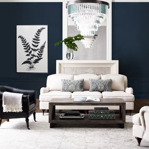 Thurston Hand-Tufted White/Gray Area Rug