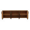 Atley Sideboard Brown, Sideboards & Buffet by Dovetail, 95.5" width x 34.2" height x 19.25" depth thumbnail 5