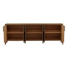 Atley Sideboard Brown, Sideboards & Buffet by Dovetail, 95.5" width x 34.2" height x 19.25" depth thumbnail 5