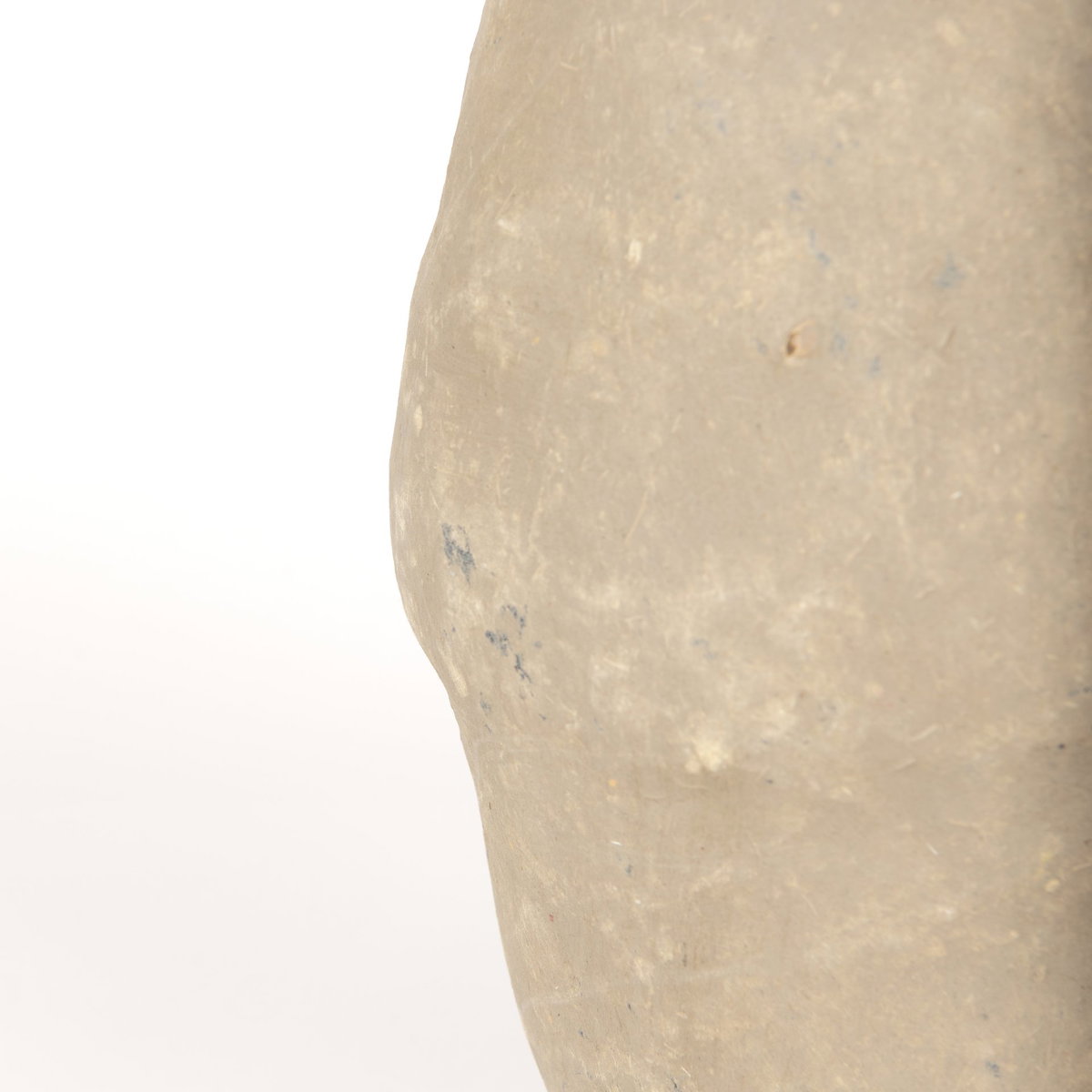 Rundal Small Gray Paper Mache Vase, by Mercana, 8" length x 8" width x 12" height View 9