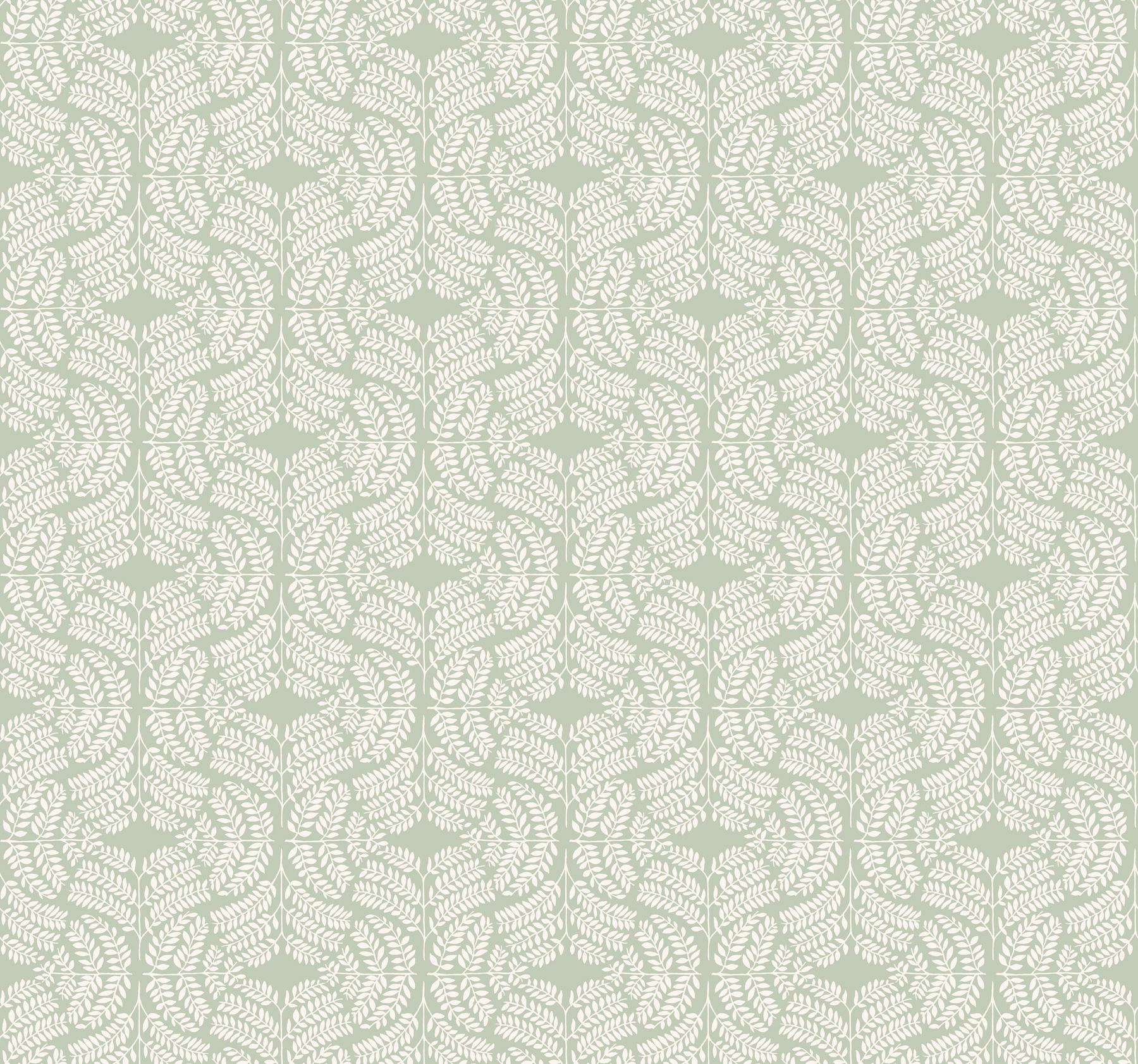 Fern Tile Green Wallpaper large image 