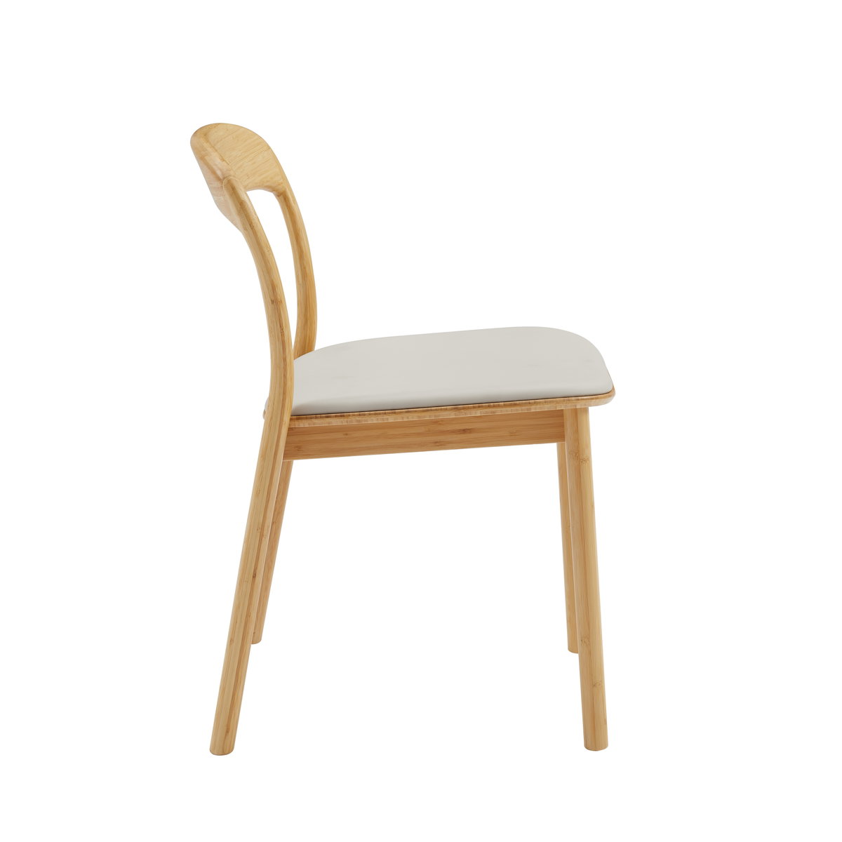 Hanna Dining Chair Leather Seat, Wheat (Set of 2), by Greenington, 18" length x 21.5" width x 30.75" height View 5