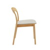 Hanna Dining Chair Leather Seat, Wheat (Set of 2), by Greenington, 18" length x 21.5" width x 30.75" height thumbnail 5