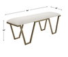 Farrah Geometric Bench, Benche by Uttermost, 53.75" width x 20.67" height x 15.75" depth thumbnail 3