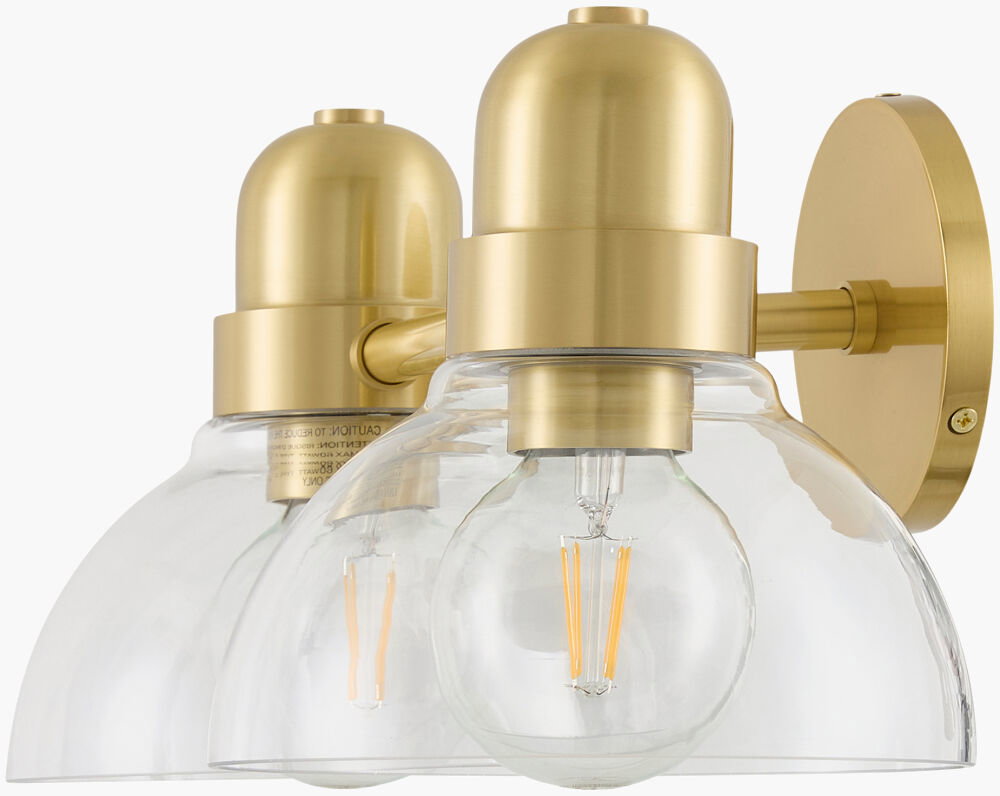 Solvoro Wall Sconce, by Surya, 9" length x 16" width x 7" height