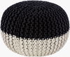 Malmo Pouf, Ottoman by Surya, 20" width x 14" height thumbnail