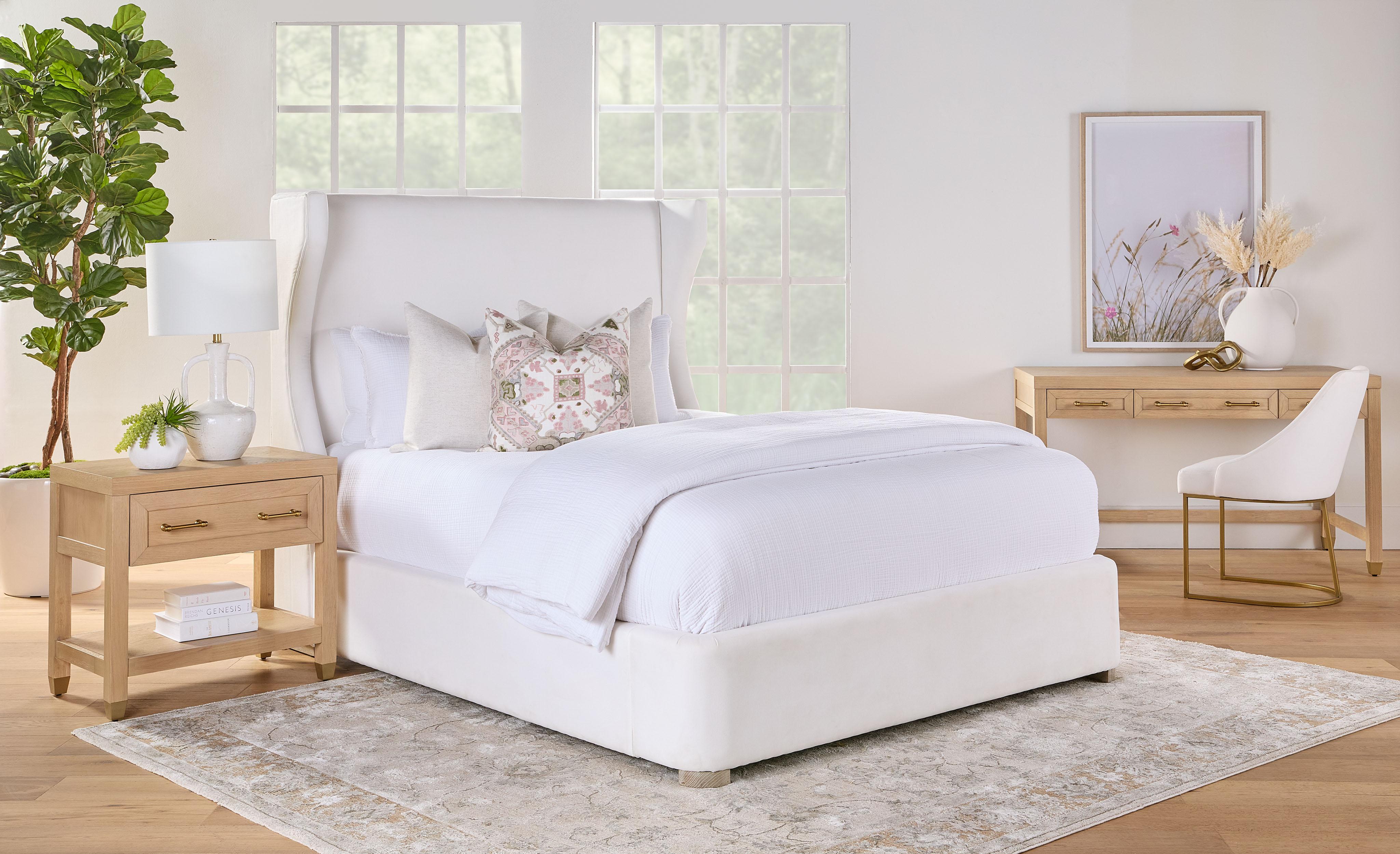 Stella 1-Drawer Nightstand large image 