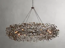 Online Designer Business/Office Fiore Colored Crown Chandelier