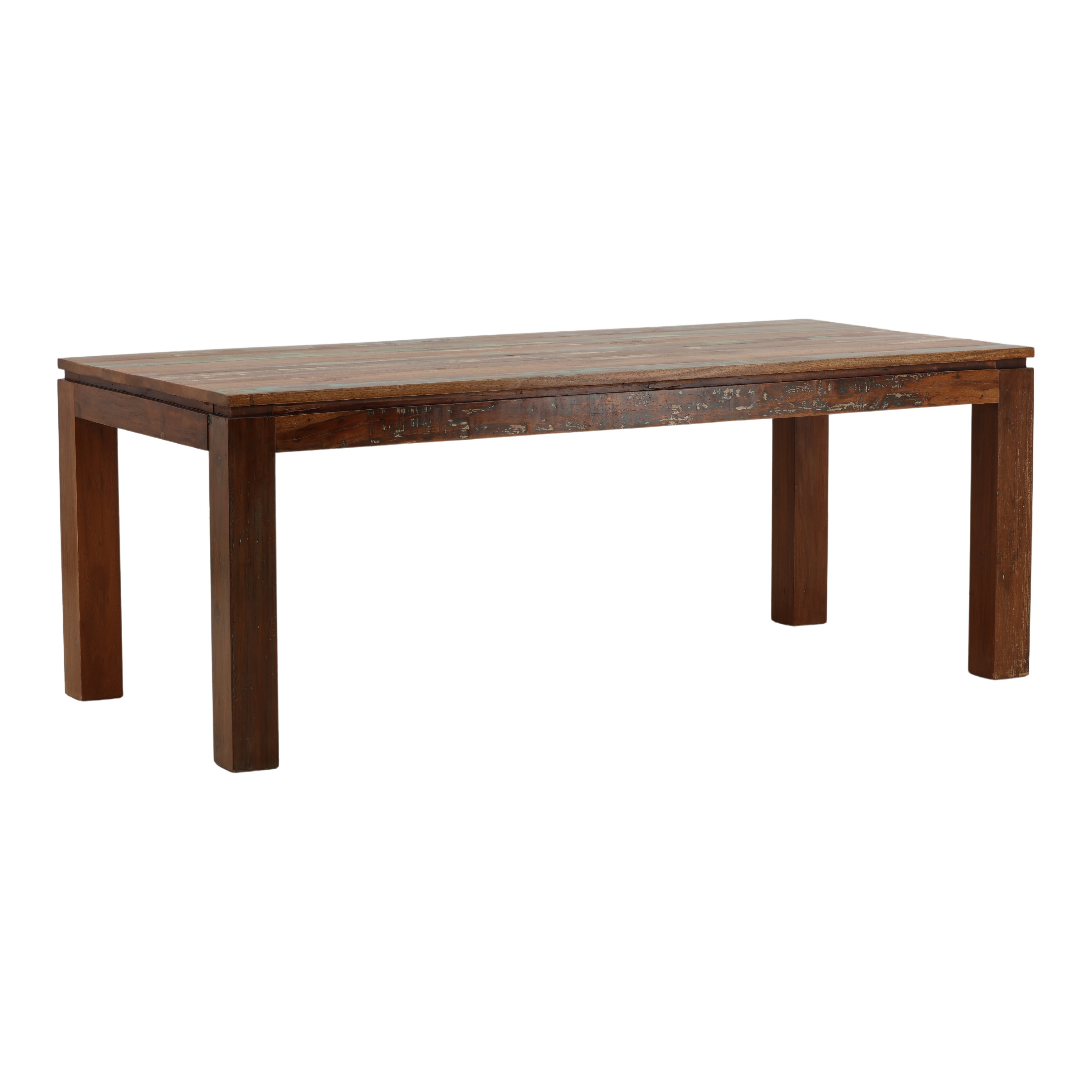 Quince Dining Table Brown, by Dovetail, 78" width x 30" height x 36" depth View 1