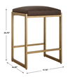 Atticus Gold Counter Stool thumbnail 2