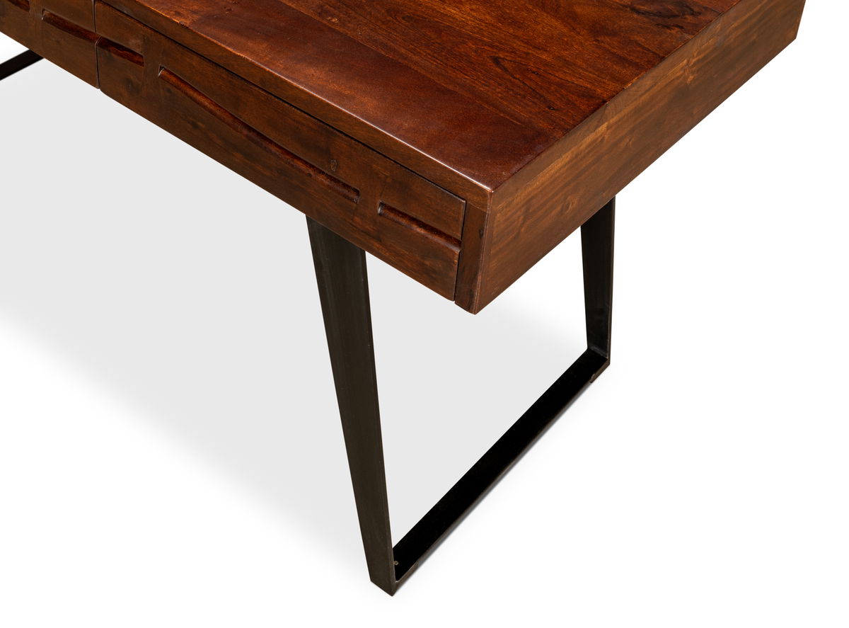 Genius Empire Desk, by Sarreid, 2'4" length x 5'3" width x 2'8" height View 8