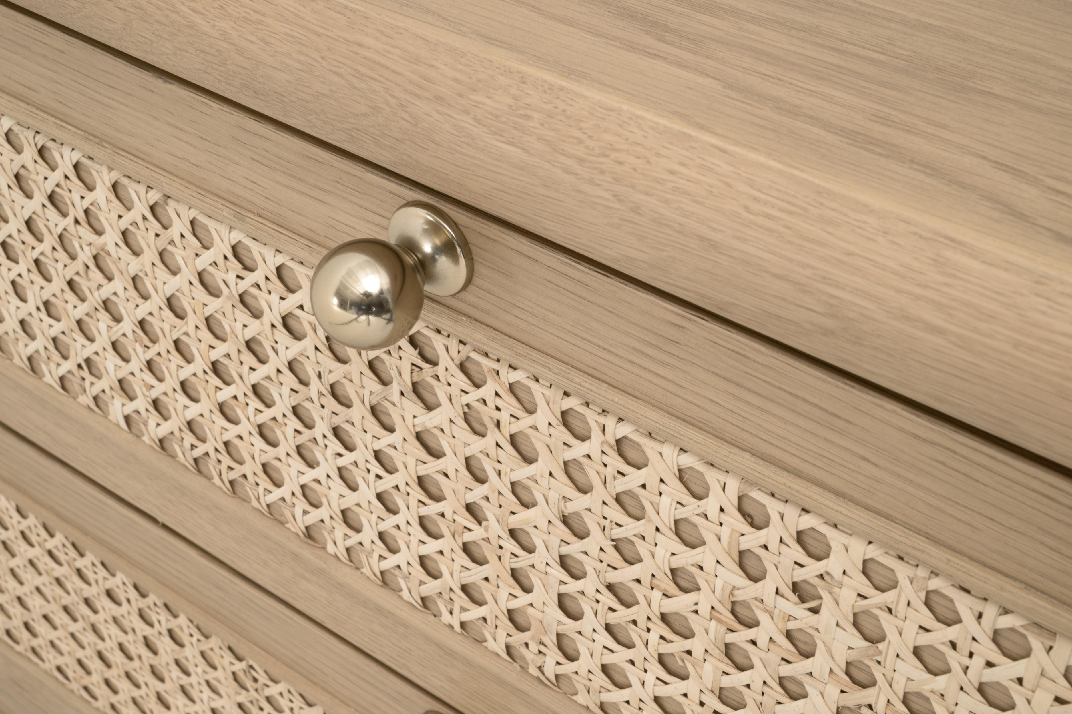 Cannes 3-Drawer Nightstand, by Essentials for Living, 28" width x 27" height x 18" depth View 8