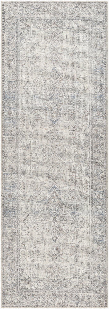 Margot Machine Woven Rug, by Surya, 7'2.61" length x 2'7.5" width
