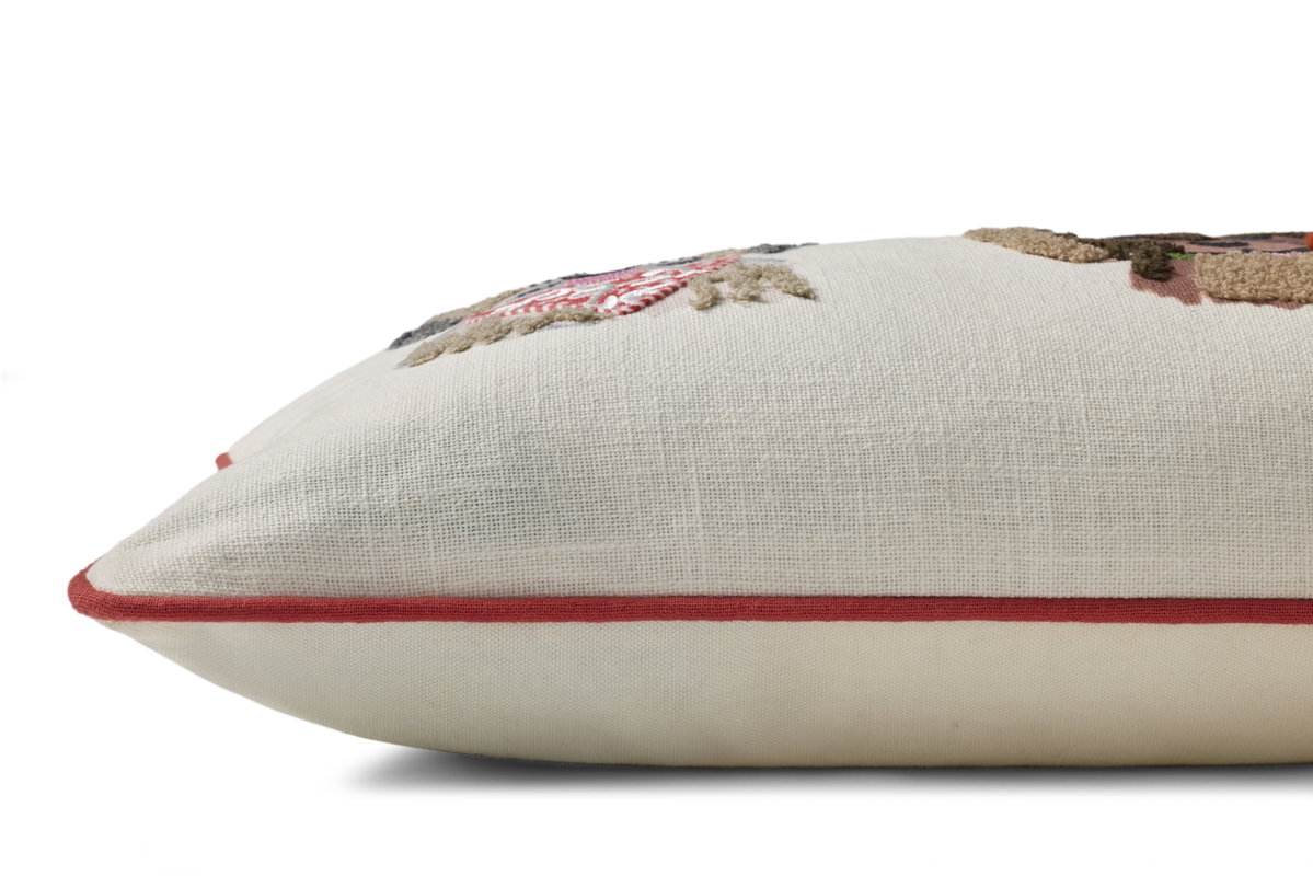 Rifle Paper Co. x Loloi Hot Dogs Pillow, Decorative Pillow, 13" length x 35" width View 3