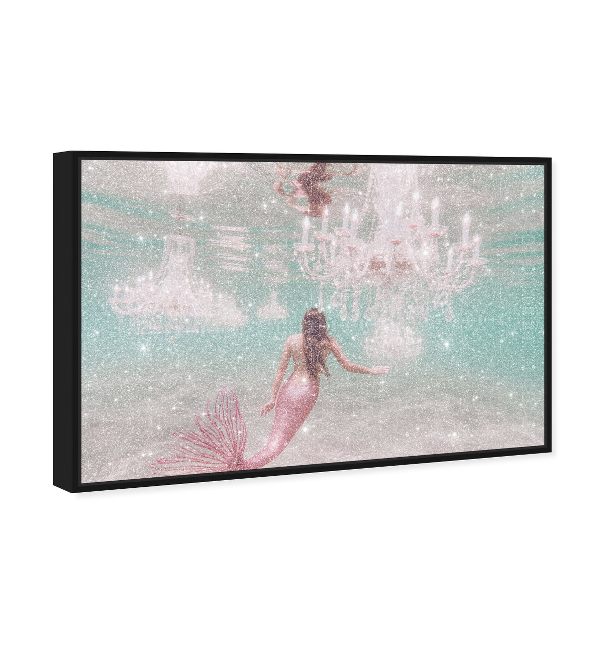 Lost City of Mermaids II (Diamond Dust), Art by Oliver Gal,  30x20 View 2