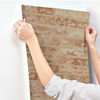 Up the Wall Red & Taupe Wallpaper thumbnail 6