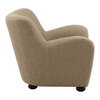 Zulia Occasional Chair Camel, Accent Chair by Dovetail, 35" width x 30.75" height x 35" depth thumbnail 3