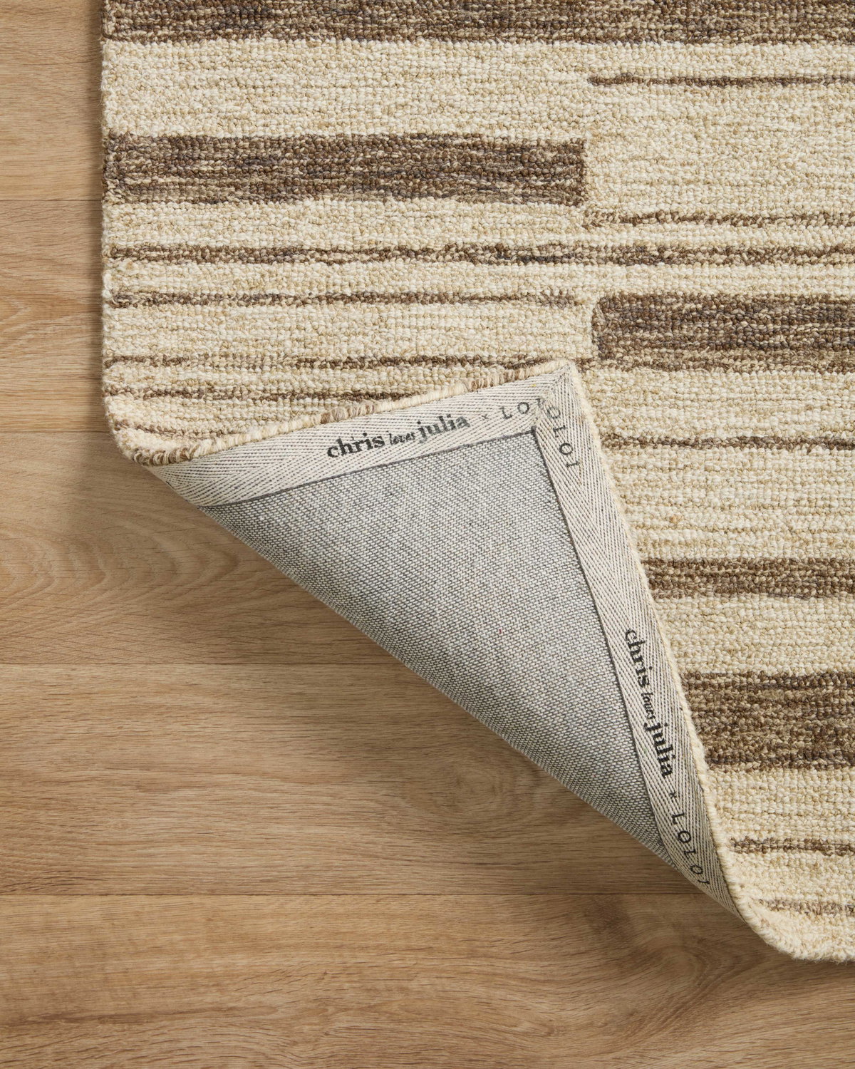 Chris Loves Julia x Loloi Polly Rug, 1'6" length x 1'6" width View 8