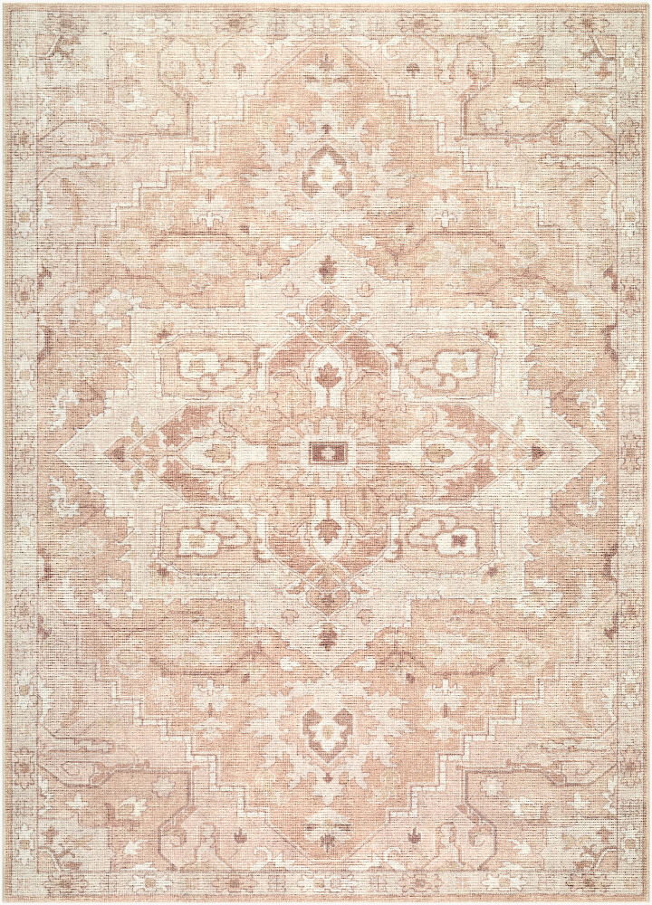Elle Machine Woven Rug, by Surya, 1'3.75" length x 1'3.75" width