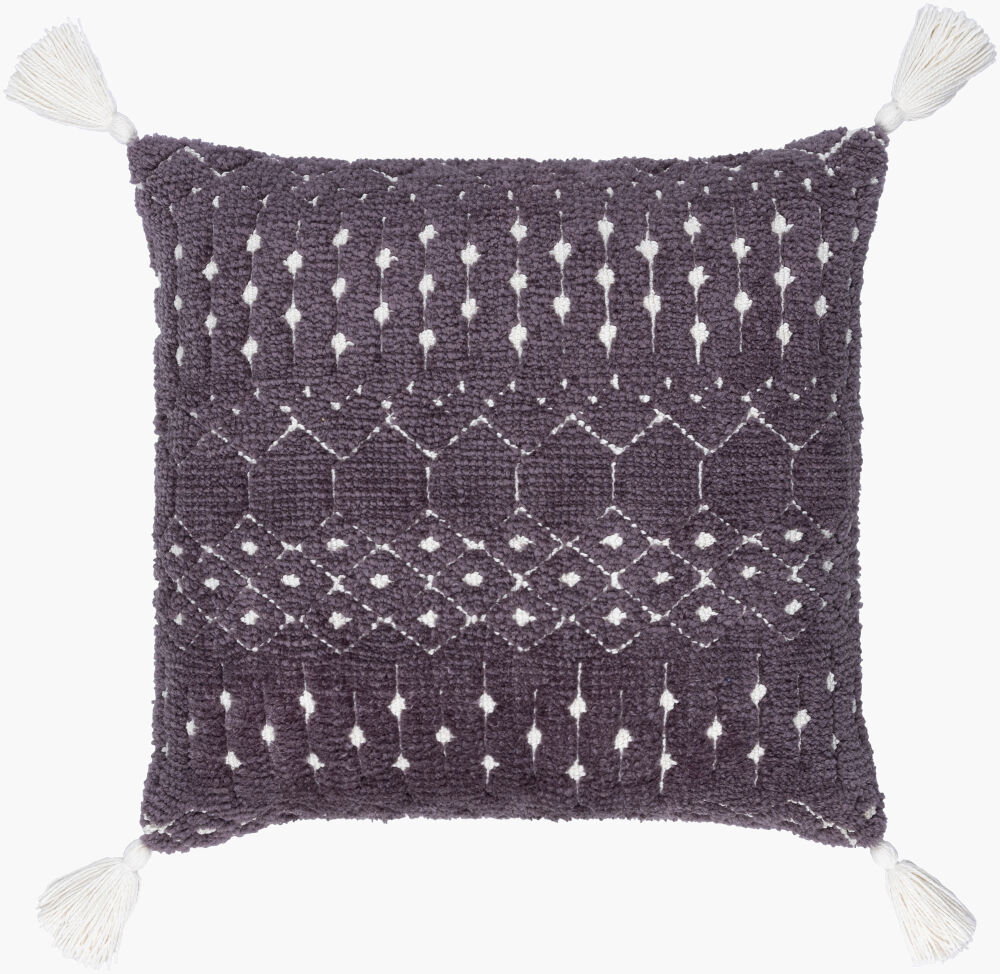 Braith Accent Pillow, Decorative Pillow by Surya, 18" length x 18" width