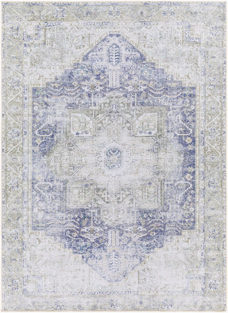 Amelie Machine Woven Rug, by Surya, 1'3.75" length x 1'3.75" width