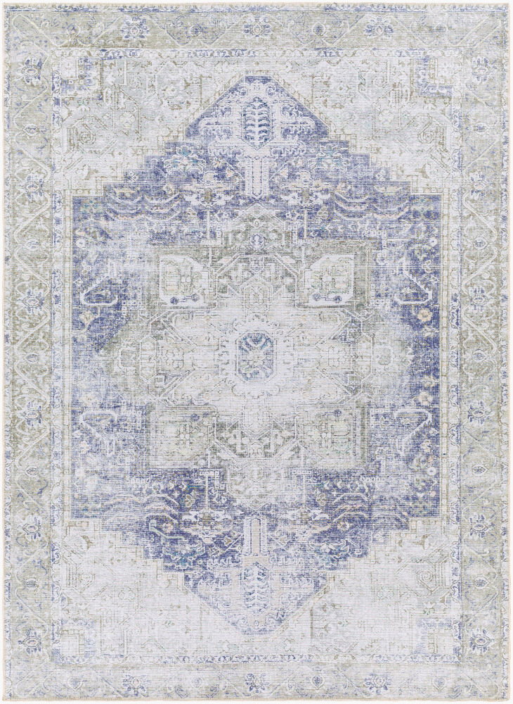 Amelie Machine Woven Rug, by Surya, 1'3.75" length x 1'3.75" width