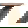 Armstrong Bistro Table Natural, Dining Table by Dovetail, 36" width x 30" height x 36" diameter x 36" depth thumbnail 1