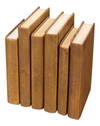 Shagreen Books  Set Of 12  Tawny Brown, by Sarreid, 1" length x 5" height thumbnail 11