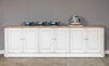 Antique Whitewash Sideboard, 6 Door thumbnail 17