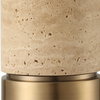 Knox Travertine Floor Lamp, by Uttermost, 1'8" width x 5'6" height x 1'8" depth thumbnail 8