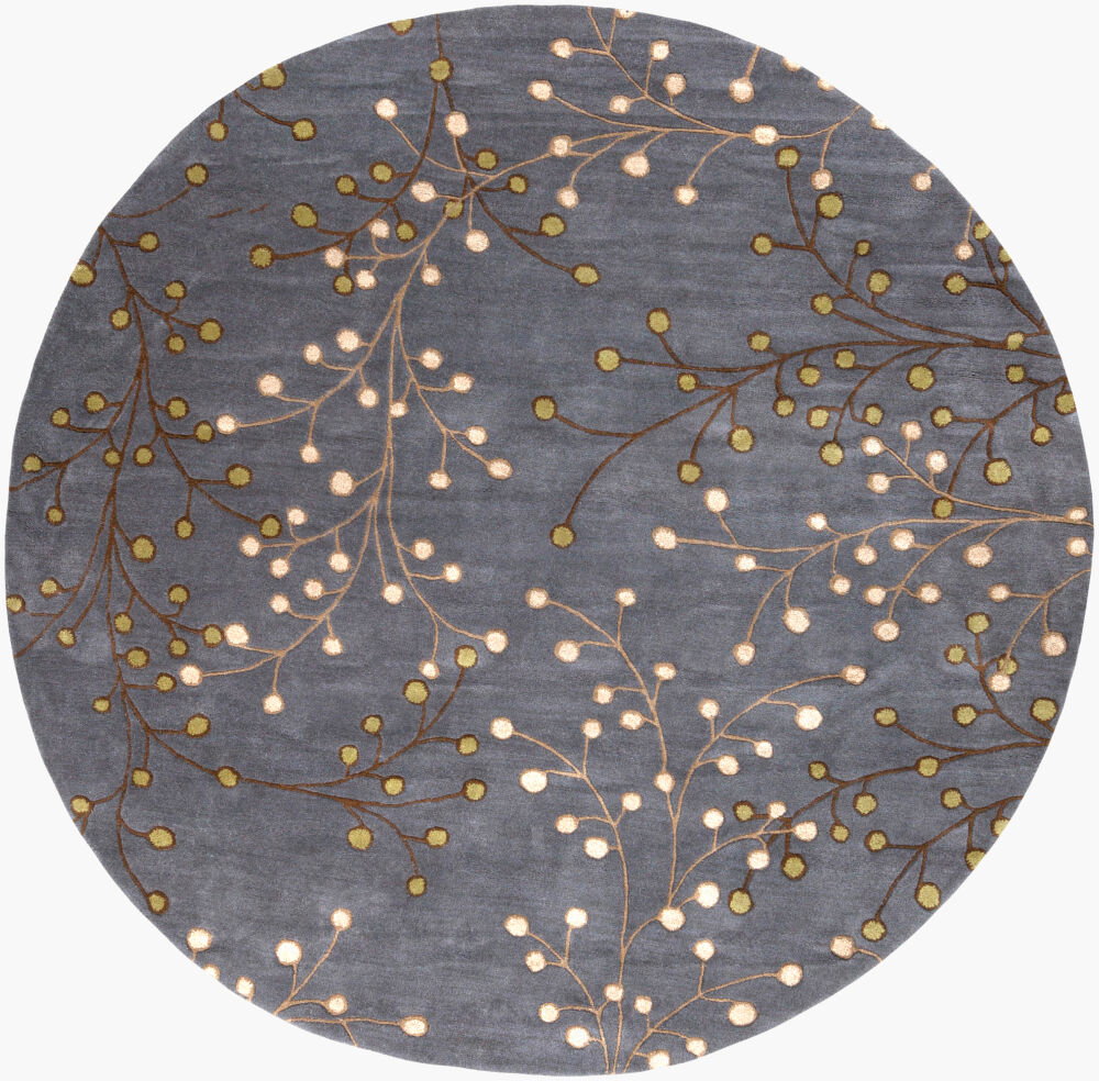 Athena Handmade Rug, by Surya, 8' length x 8' width