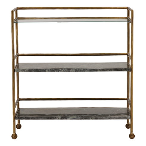 Loxley Bar Cart Brown