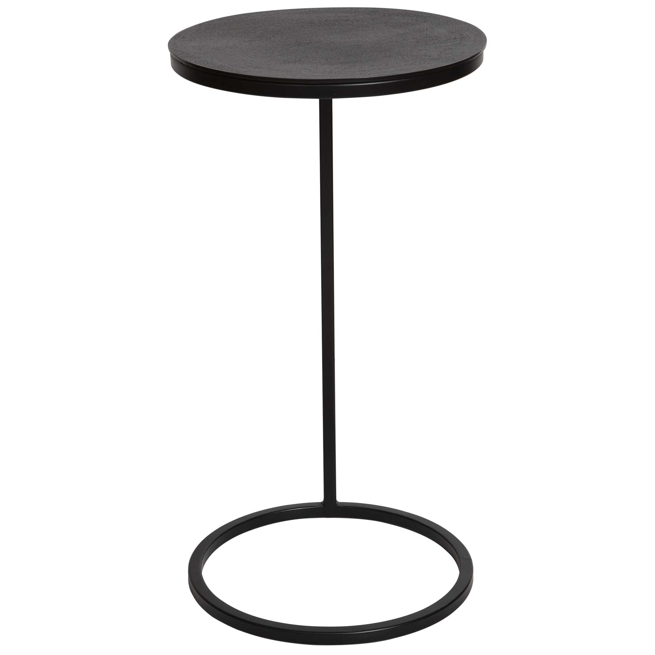 Brunei Round Accent Table, Furniture by Uttermost, 12.5" width x 24" height x 12.5" depth View 4