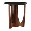 Walnut Grove Drink Table - Stone Top, Side & End Table by Stickley, 22" width x 24" height x 22" depth thumbnail 1