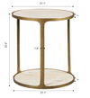 Clench Brass Side Table thumbnail 2