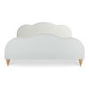 Jacqueline King Bed Cream, by Moe's Home, 81.1" width x 49.6" height x 89.8" depth thumbnail 1
