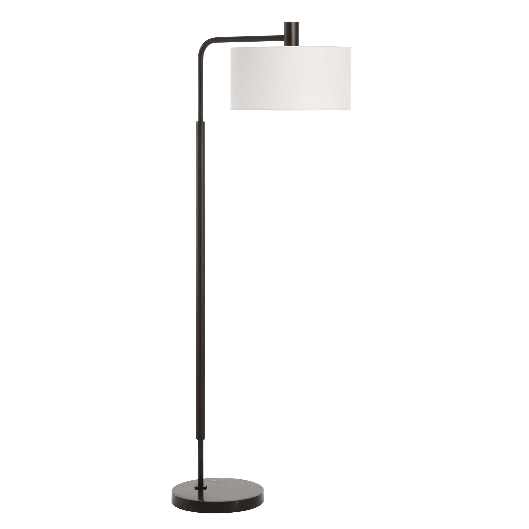 Richie Black Floor Lamp, by Uttermost, 26.25" width x 66" height x 16" depth View 5