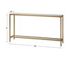 Hayley Gold Console Table thumbnail 2