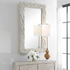 Quarry Rectangle Stone Veneer Mirror, by Uttermost, 28" width x 48" height x 3" depth thumbnail 4