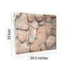 River Rock Slate Grey & Desert Brown Wallpaper, by York Wall, 33' length x 1'8.5" width x 0.02" depth thumbnail 4