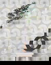 Soho Starburst Silver Peel & Stick Wallpaper thumbnail 1