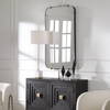 Pali Industrial Iron Mirror, by Uttermost, 27.12" width x 47.5" height x 2.5" depth thumbnail 2