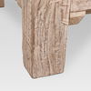 McArthur 48x48 Square Reclaimed Solid Wood Coffee Table, by Mercana, 48" length x 48" width x 14" height thumbnail 9