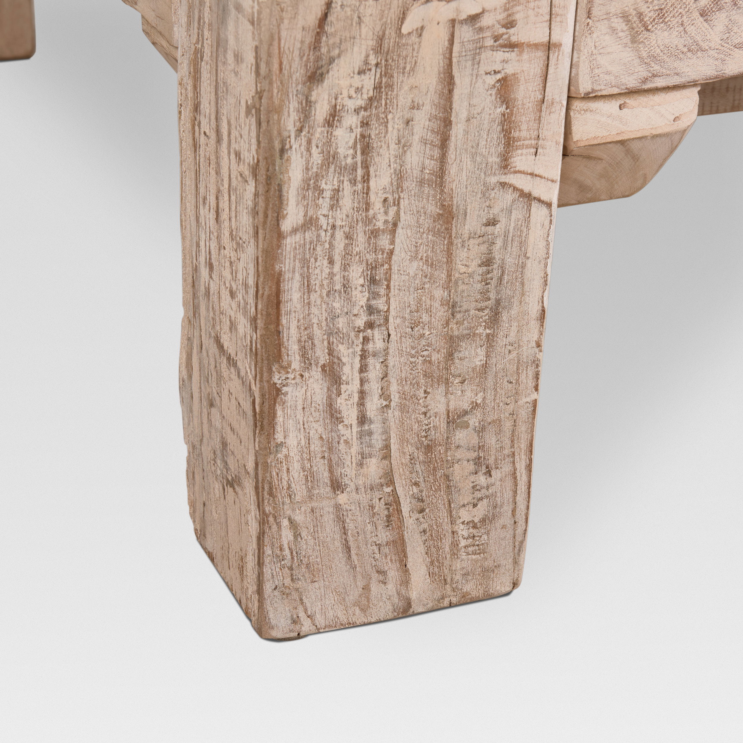 McArthur 48x48 Square Reclaimed Solid Wood Coffee Table large image 