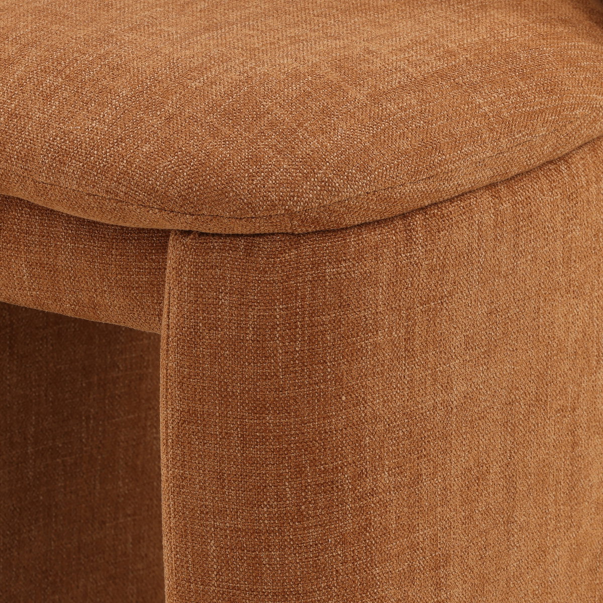 Kurt Dining Chair Terracotta, by Dovetail, 21" width x 32.25" height x 23.5" depth View 5