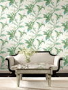 Enchanted Fern Blue & Green Wallpaper thumbnail 1