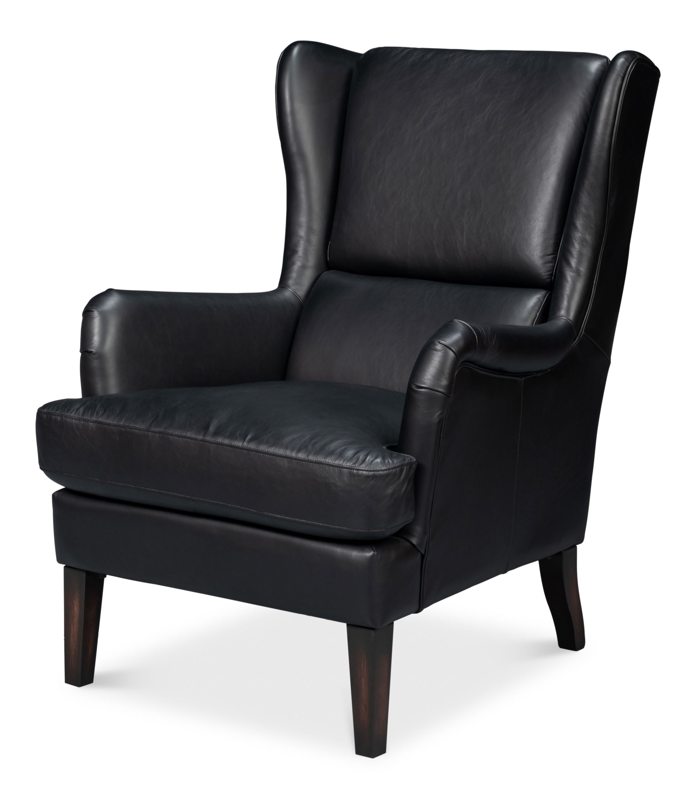 Elite Wing Lounge Chair  Onyx Black large image 