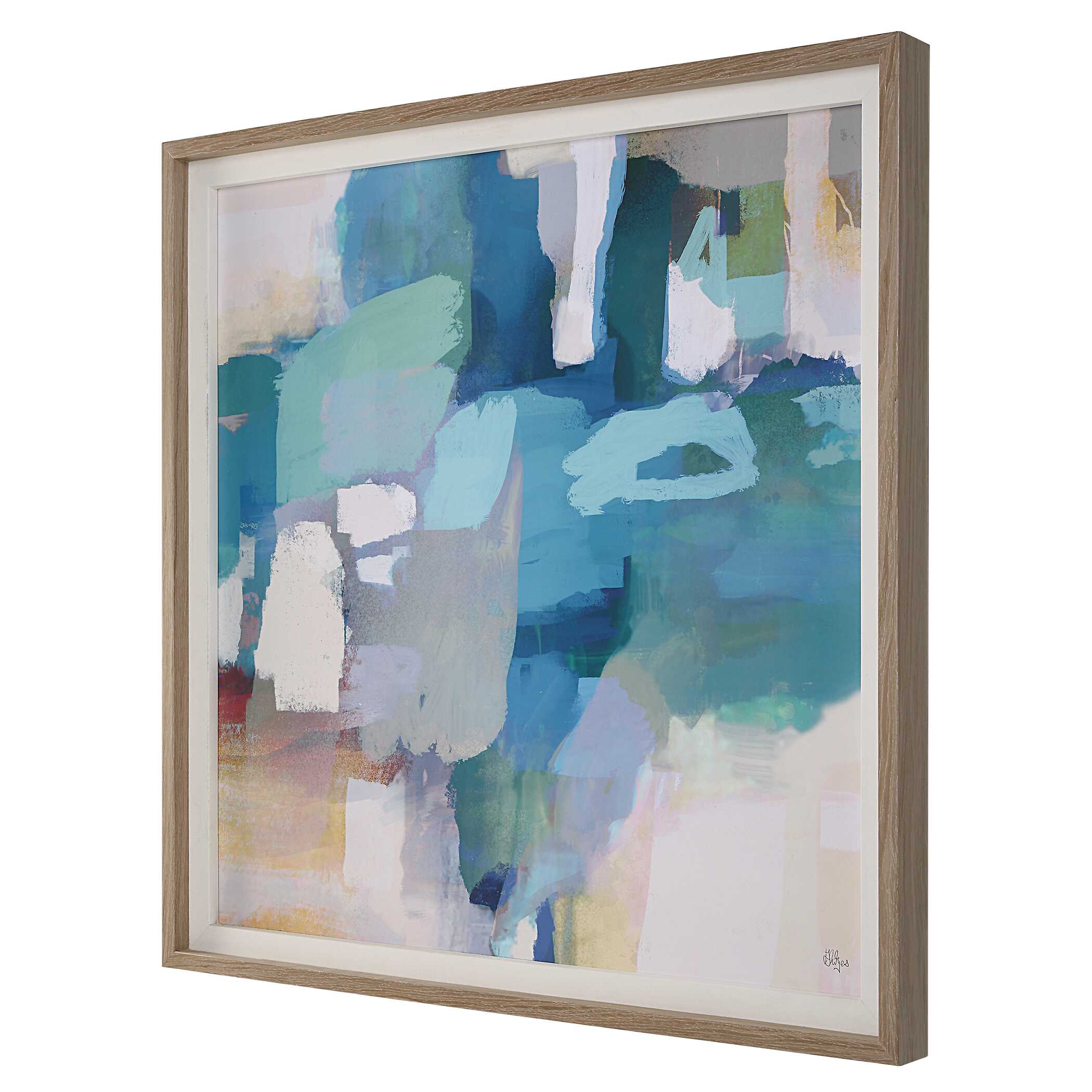 Continue On Abstract Framed Print, Painting by Uttermost, 46.5" width x 46.5" height x 3" depth View 5