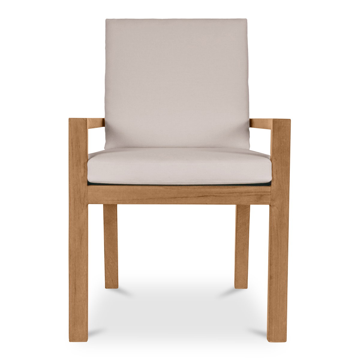 Mateo Outdoor Dining Chair White, Outdoor Chair by Moe's Home, 1'11.27" width x 2'10.25" height x 2'1.47" depth View 1